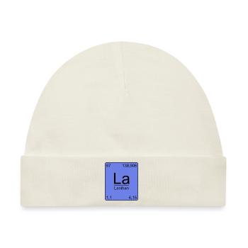 Lanthan, Periodensystem, Chemie - Baby Premium Organic Mütze - Naturweiß - Vorne