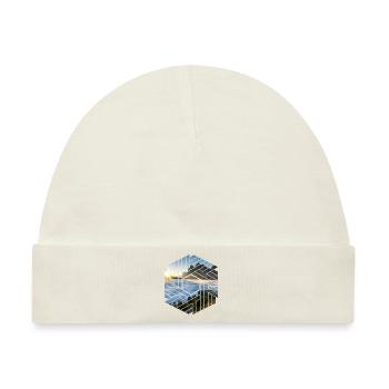 Dolomiten Berglandschaft Grafikdesign - Baby Premium Organic Mütze - Naturweiß - Vorne