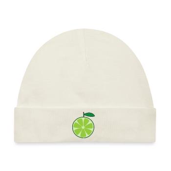 Limette - Baby Premium Organic Mütze - Naturweiß - Vorne