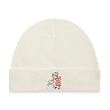 Oma Großmutter - Baby Premium Organic Mütze - Naturweiß - Vorne