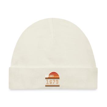 1978 - Baby Premium Organic Mütze - Naturweiß - Vorne