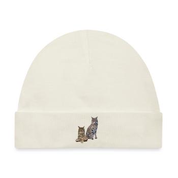 Luchs - Baby Premium Organic Mütze - Naturweiß - Vorne