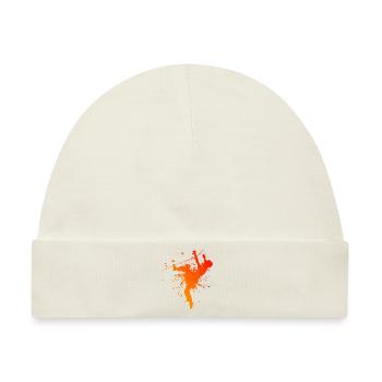 Boulder Herren Klettern Kletterer Bouldern - Baby Premium Organic Mütze - Naturweiß - Vorne