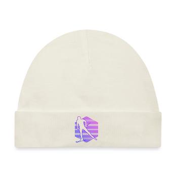 Damen Langlauf Classic Langlauf Skating Langlauf - Baby Premium Organic Mütze - Naturweiß - Vorne
