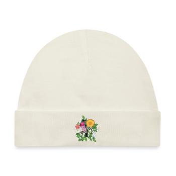 Hallo Frühling - Baby Premium Organic Mütze - Naturweiß - Vorne