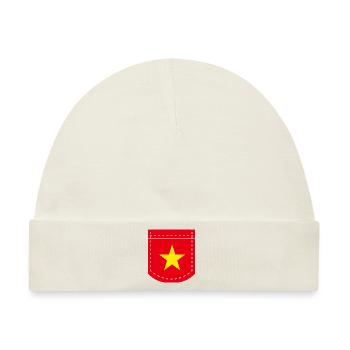 Vietnam - Baby Premium Organic Mütze - Naturweiß - Vorne