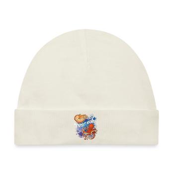 Nautilus und Oktopus sind meine Lieblingstiere - Baby Premium Organic Mütze - Naturweiß - Vorne
