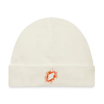 dump him Zitat Logo - Baby Premium Organic Mütze - Naturweiß - Vorne