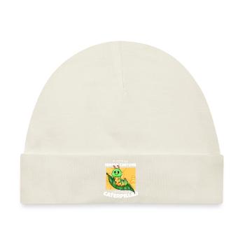 Raupe - Baby Premium Organic Mütze - Naturweiß - Vorne