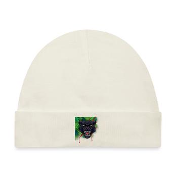 Panther - Baby Premium Organic Mütze - Naturweiß - Vorne