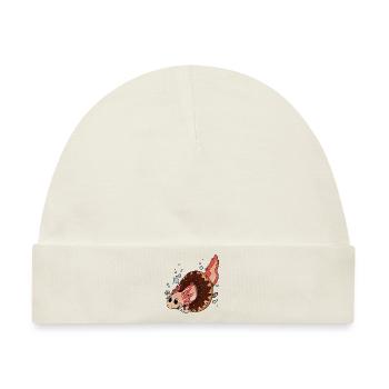 Axolotl Molch Donut - coole Geschenkidee Doughnut - Baby Premium Organic Mütze - Naturweiß - Vorne