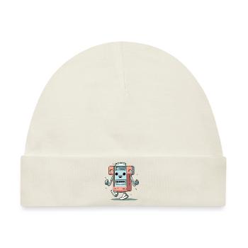 Enea Walkman - Baby Premium Organic Mütze - Naturweiß - Vorne