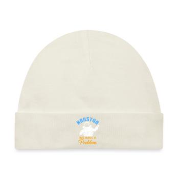 Astronaut in Houston Design für stolze Houstoner - Baby Premium Organic Mütze - Naturweiß - Vorne