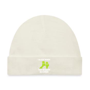 Lustige Buchhaltung Buchhalter - Baby Premium Organic Mütze - Naturweiß - Vorne