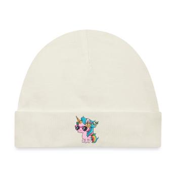 unicorn - Baby Premium Organic Mütze - Naturweiß - Vorne