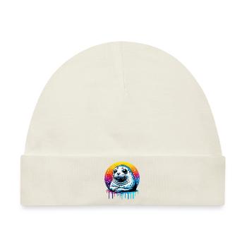 Siegel - Baby Premium Organic Mütze - Naturweiß - Vorne
