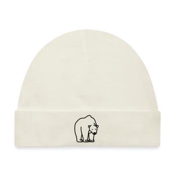 Eisbär - Baby Premium Organic Mütze - Naturweiß - Vorne