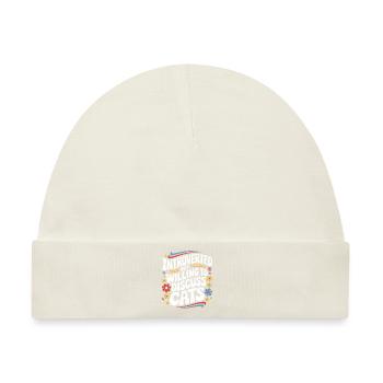 Introvertierter asozialer introvertierter - Baby Premium Organic Mütze - Naturweiß - Vorne