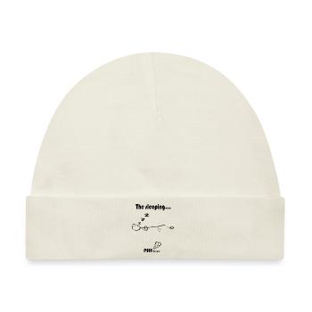 sleeping - Baby Premium Organic Mütze - Naturweiß - Vorne
