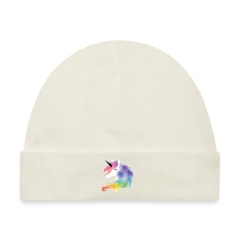 Unicorn - Baby Premium Organic Mütze - Naturweiß - Vorne