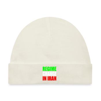 Regime change in iran - Baby Premium Organic Mütze - Naturweiß - Vorne