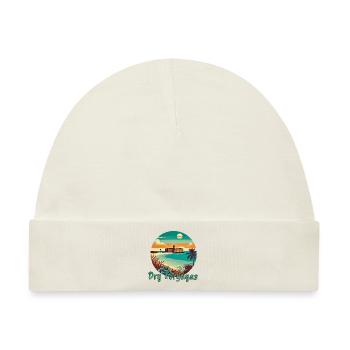 Dry Tortugas Florida Strand Festung - Baby Premium Organic Mütze - Naturweiß - Vorne