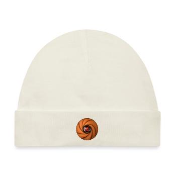 Schüler im Manga-Stil - Baby Premium Organic Mütze - Naturweiß - Vorne