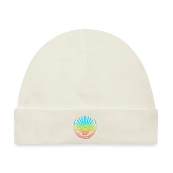 aztec Maya kalender Inka - Baby Premium Organic Mütze - Naturweiß - Vorne