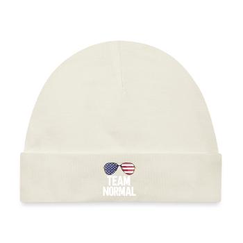 Team Normal - Baby Premium Organic Mütze - Naturweiß - Vorne