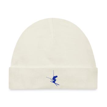 ski - Baby Premium Organic Mütze - Naturweiß - Vorne
