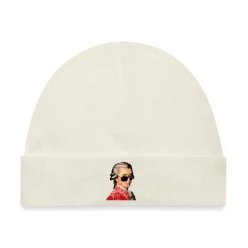 Wolfgang Amadeus Mozart - Baby Premium Organic Mütze - Naturweiß - Vorne