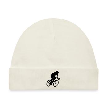radrennen fahrrad - Baby Premium Organic Mütze - Naturweiß - Vorne