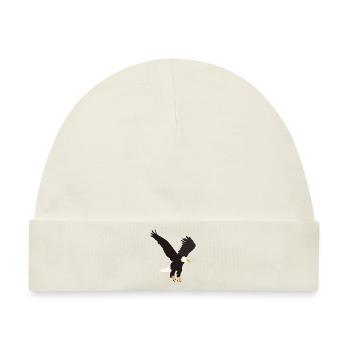 Weisskopfseeadler - Baby Premium Organic Mütze - Naturweiß - Vorne