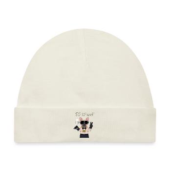 NEU Geburstags Mops 30 ist cool RAHMENLOS Geschenk - Baby Premium Organic Mütze - Naturweiß - Vorne