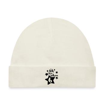 Ich bin schon Sechs! - Baby Premium Organic Mütze - Naturweiß - Vorne