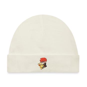 Seven Design 01 - Baby Premium Organic Mütze - Naturweiß - Vorne