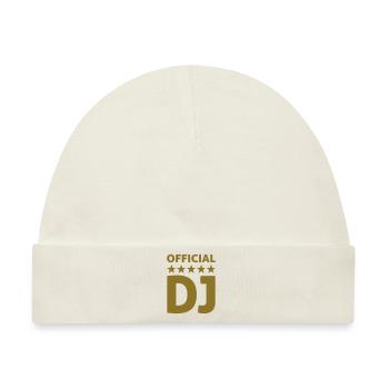 official dj - Baby Premium Organic Mütze - Naturweiß - Vorne