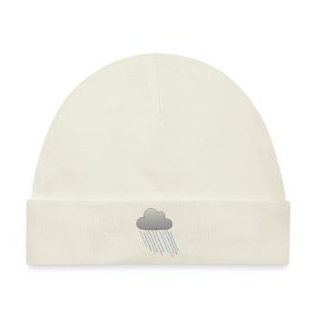Regenwolke 2 - Baby Premium Organic Mütze - Naturweiß - Vorne
