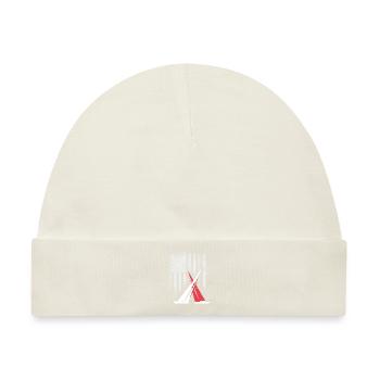 american sail Segeln americas cup match Race foil - Baby Premium Organic Mütze - Naturweiß - Vorne