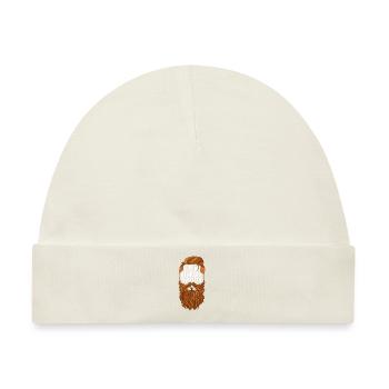 love my bearded daddy - Baby Premium Organic Mütze - Naturweiß - Vorne