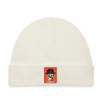orangeskull - Baby Premium Organic Mütze - Naturweiß - Vorne