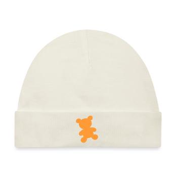 teddybaer teddy baer grizzly braunbaer schwarzbaer - Baby Premium Organic Mütze - Naturweiß - Vorne