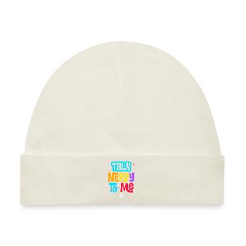 talk nerdy to me - Baby Premium Organic Mütze - Naturweiß - Vorne