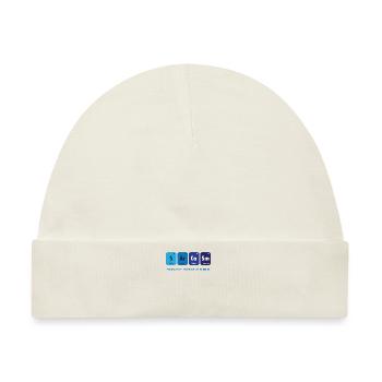 Funny - Sarkasmus - Element - Blau - Lustig - Cool - Baby Premium Organic Mütze - Naturweiß - Vorne
