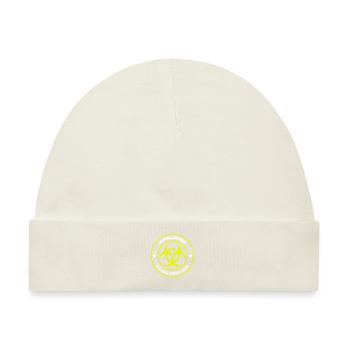 Lustiges Biogas Hazard Shirt Geschenk Geburtstag - Baby Premium Organic Mütze - Naturweiß - Vorne