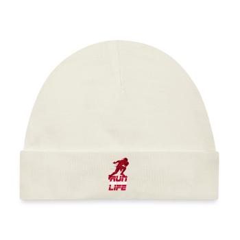 American Football Touchdown Geschenk Geburtstag - Baby Premium Organic Mütze - Naturweiß - Vorne