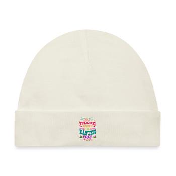 Ostern für Schwester - Baby Premium Organic Mütze - Naturweiß - Vorne