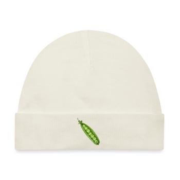Erbsen - Baby Premium Organic Mütze - Naturweiß - Vorne