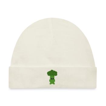 Sad Brocolli - Baby Premium Organic Mütze - Naturweiß - Vorne
