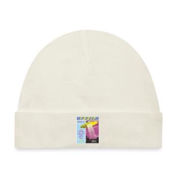 Alien Taxi? Lustiger Entführer aus dem All - Baby Premium Organic Mütze - Naturweiß - Vorne